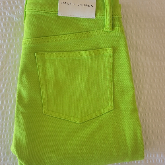 Ralph Lauren Denim - Ralph Lauren Lime Green Jean, Size 27